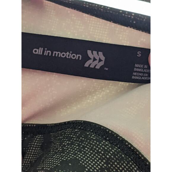 Snake‎ Print Sports Bra Light Support All in Motion Olive Green S Strappy Active - Picture 3 of 8